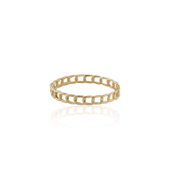 Buy Fine Rigid Chain Ring by Von Treskow - at White Doors & Co