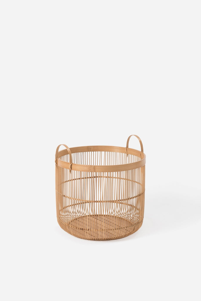 Buy Rakei Bamboo Basket Natural by Citta - at White Doors & Co