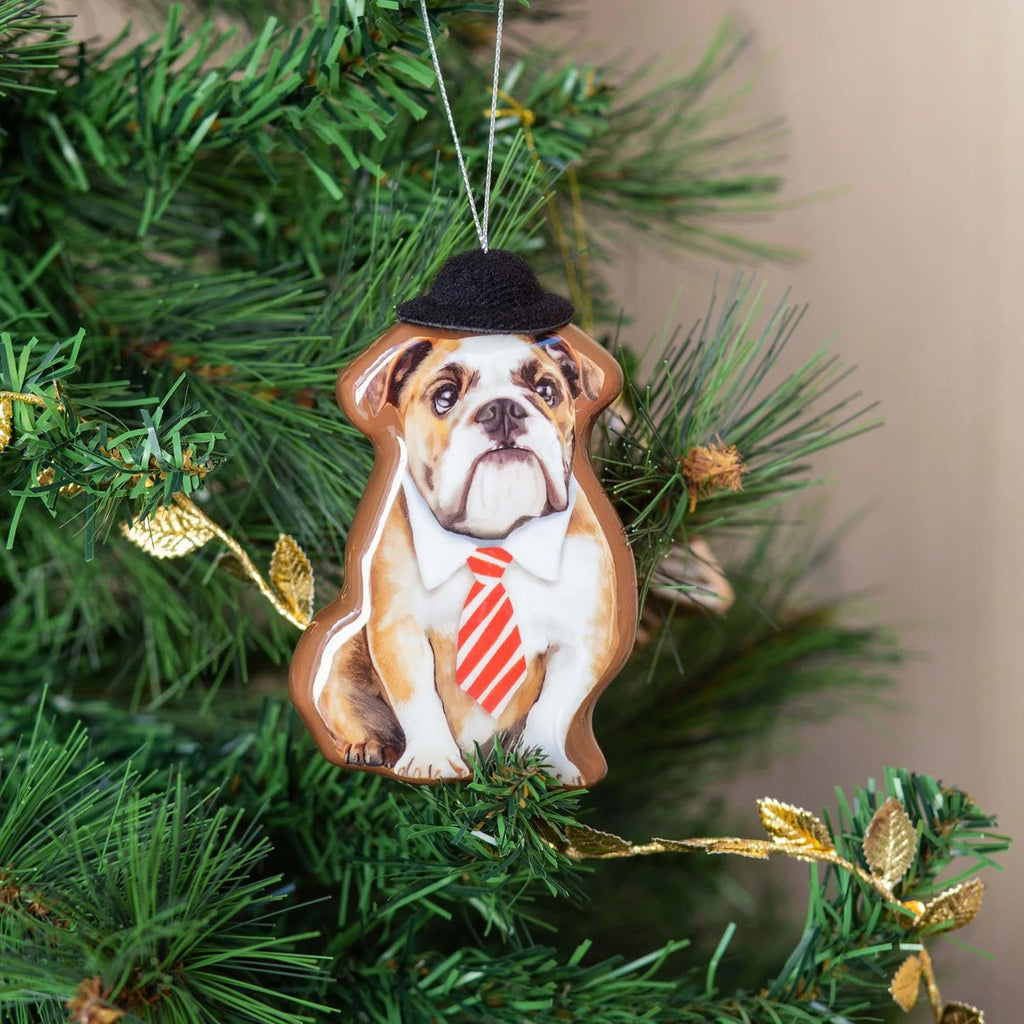 Buy 3D Bauble English Bulldog by La La Land - at White Doors & Co