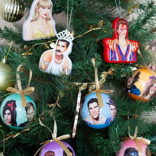 Buy 3D Bauble Queen Of Rock by La La Land - at White Doors & Co