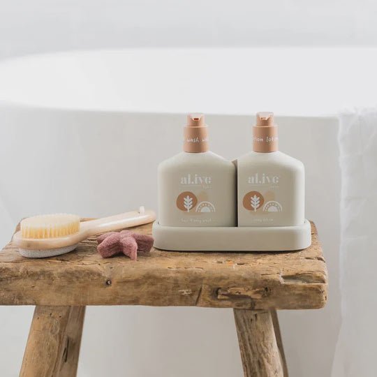 Buy Calming Oatmeal Baby Duo by Al.ive - at White Doors & Co