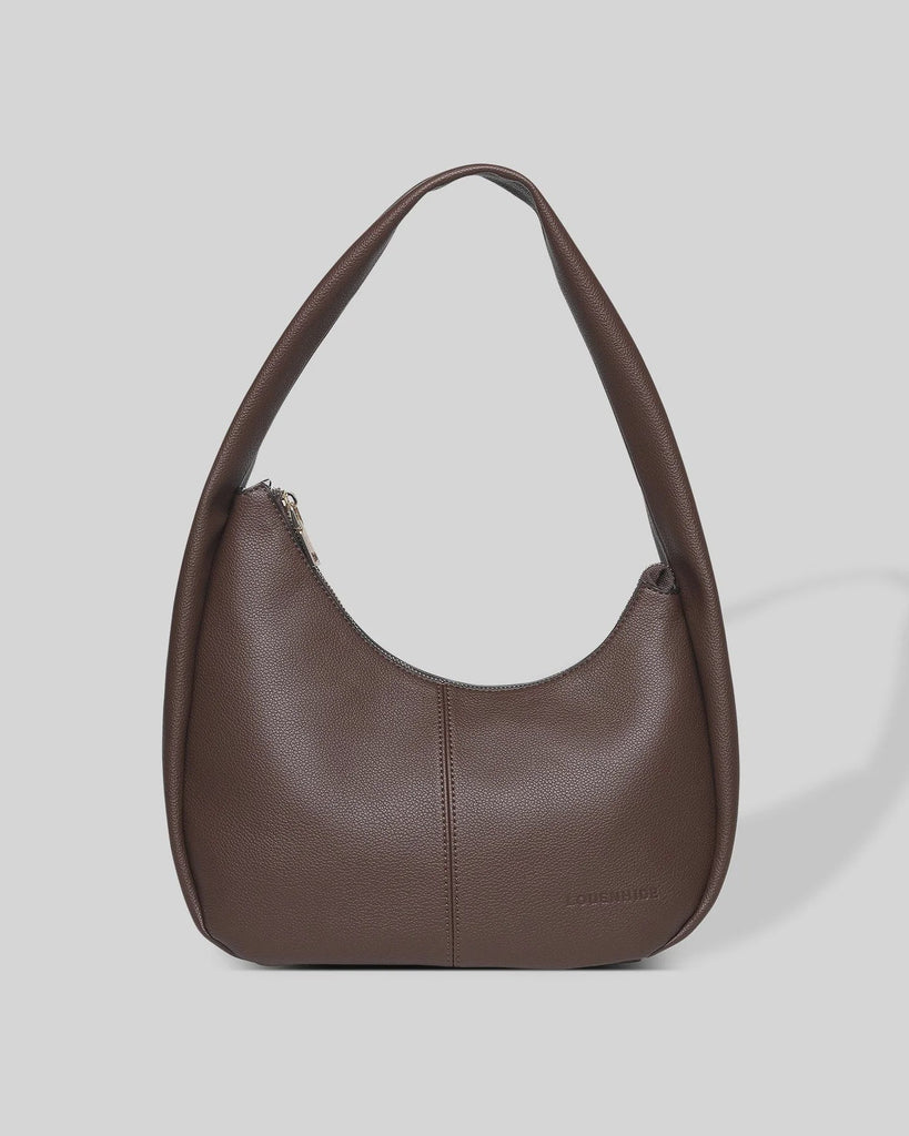 Buy Capri Shoulder Bag - Chocolate by Louenhide - at White Doors & Co