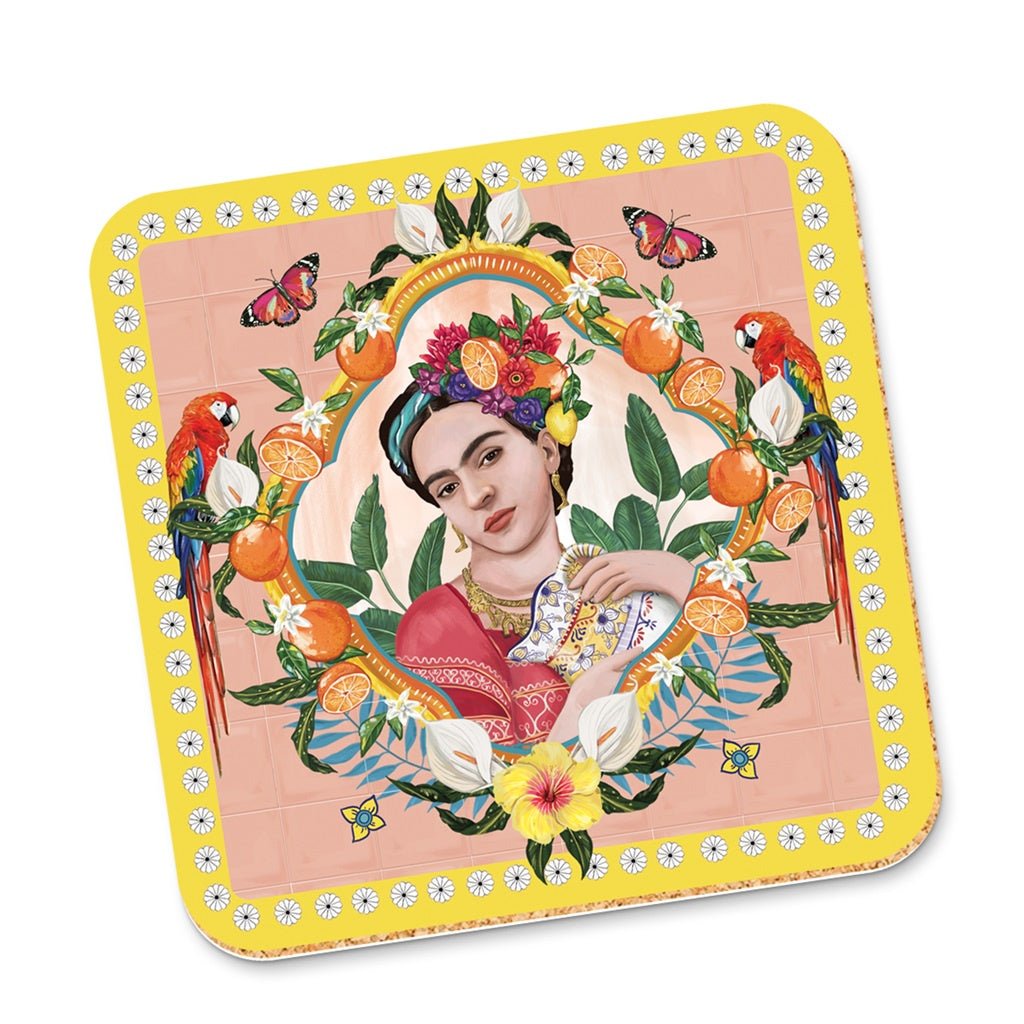 Buy Corky Coaster Mexican Folklore Oranges by La La Land - at White Doors & Co