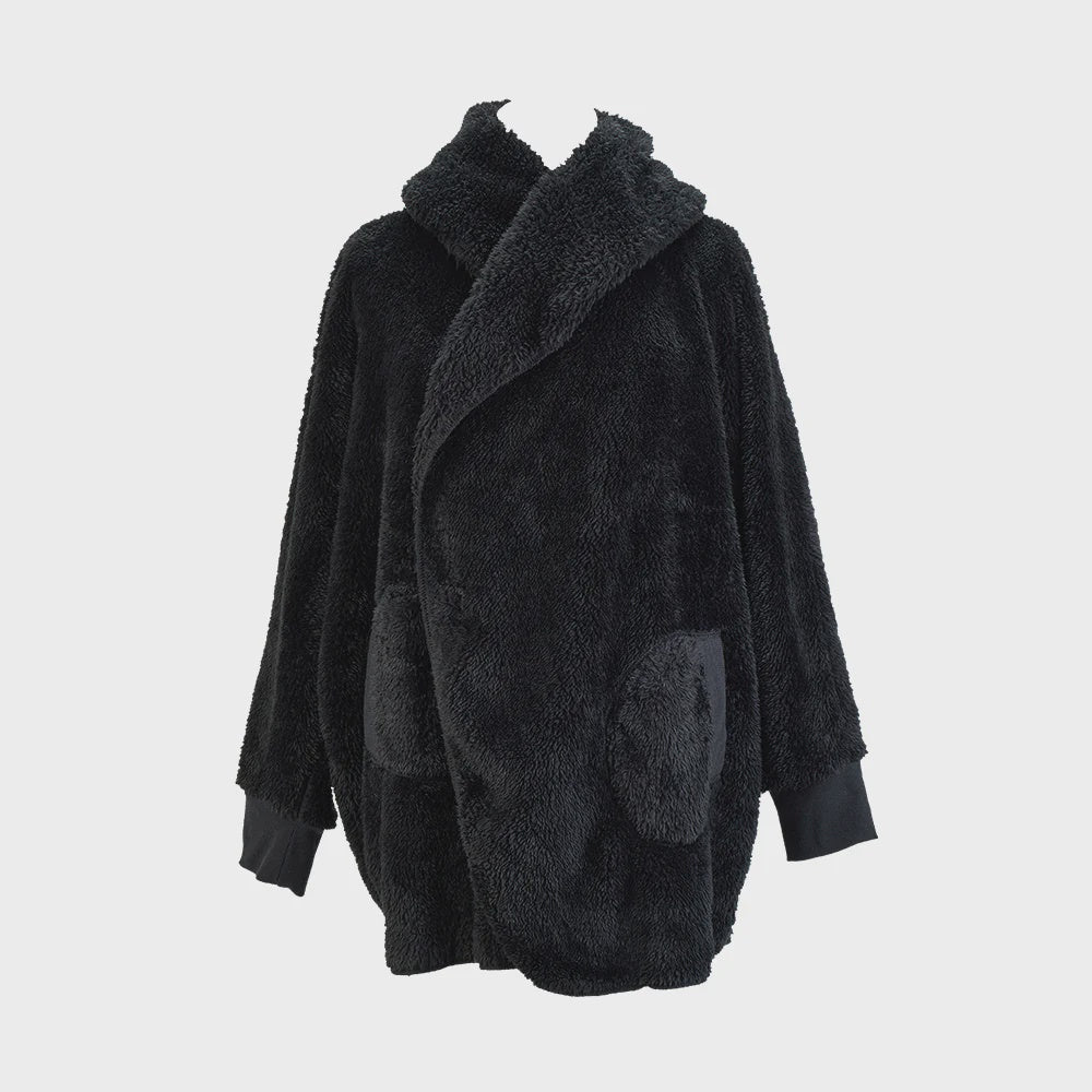 Buy Cosy Luxe - Cardi Robe— Black by Annabel Trends - at White Doors & Co