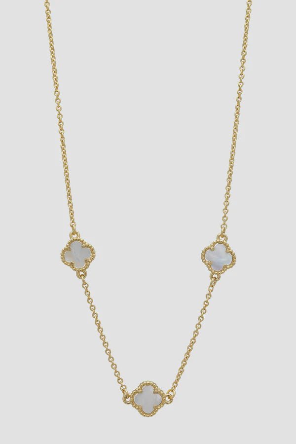 Buy Duchess Gold MOP Necklace by Liberte - at White Doors & Co