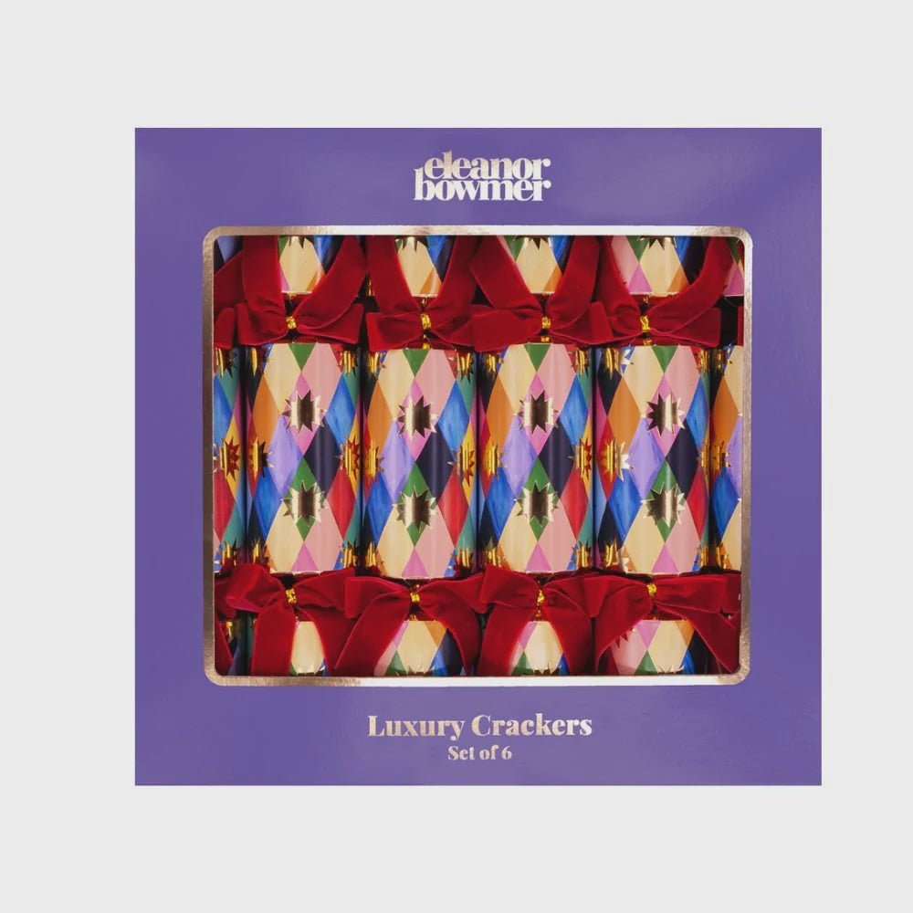 Buy Eleanor Bowmer - Luxury Crackers - 13 Inch - Harlequin - Set of 6 by Paperie - at White Doors & Co