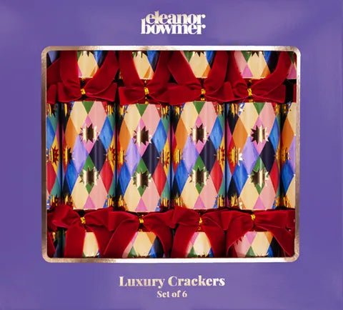 Buy Eleanor Bowmer - Luxury Crackers - 13 Inch - Harlequin - Set of 6 by Paperie - at White Doors & Co