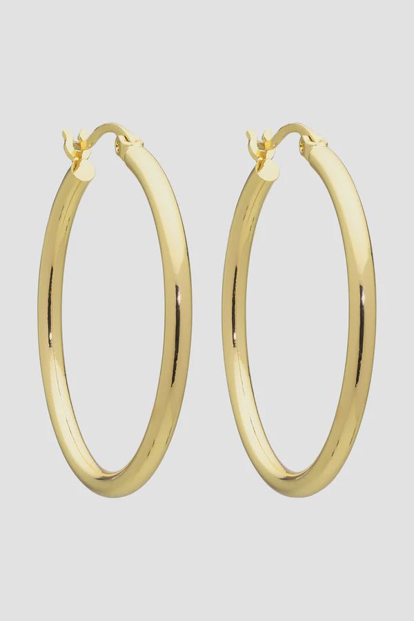 Buy Erika Gold Hoop Earring by Liberte - at White Doors & Co