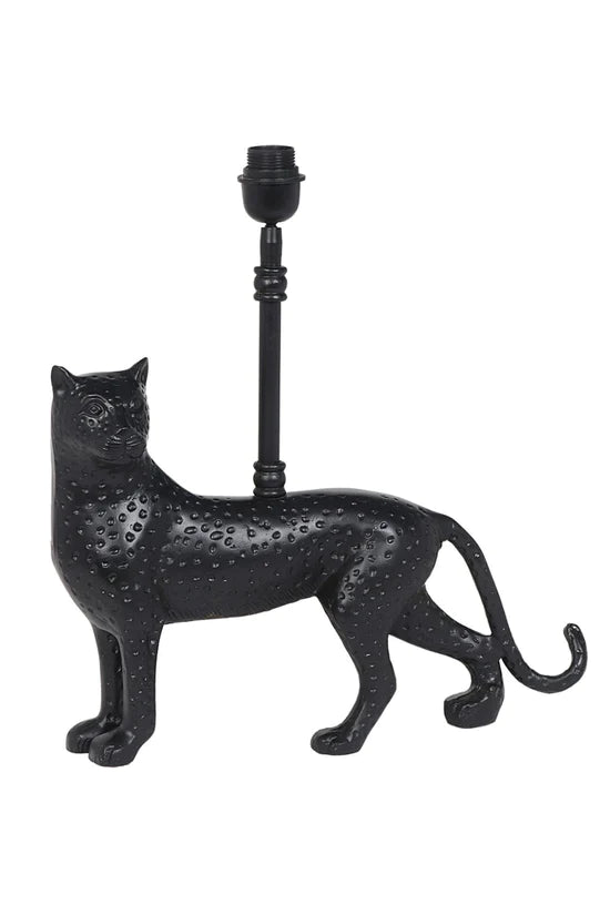 Buy Feline Lamp Base - Matt Black by Ruby Star Traders - at White Doors & Co