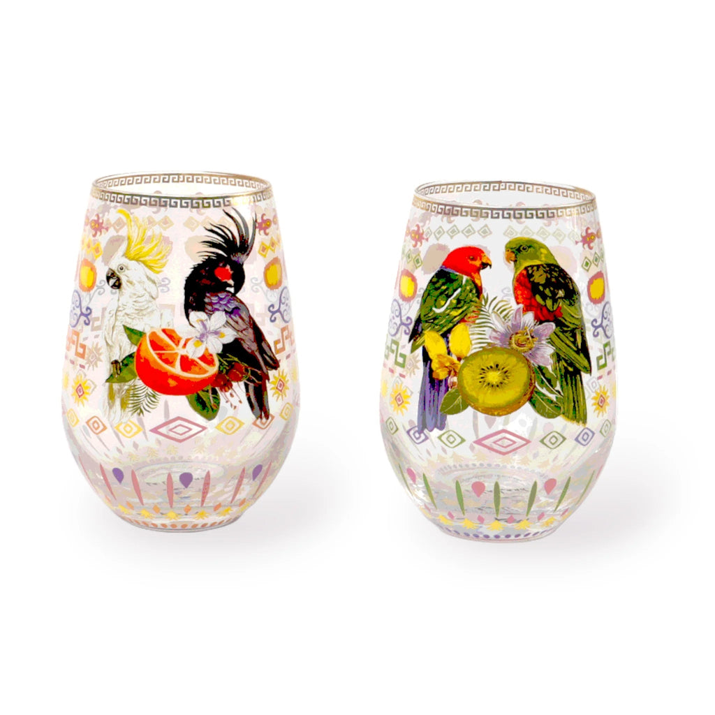 Buy Glass Tumbler - Tropicana Australiana Vol 3 by La La Land - at White Doors & Co