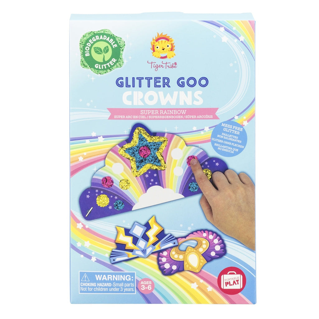 Buy Glitter Goo Crowns - Super Rainbow by Tiger Tribe - at White Doors & Co
