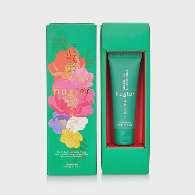 Buy Hand Balm Gift Box | Green Tea & Cucumber 50ml by Huxter - at White Doors & Co