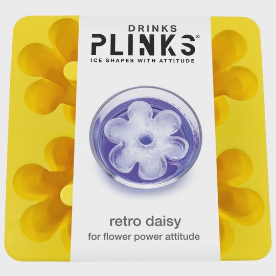 Buy Ice Cube Tray - Daisy Yellow by Drinks Plinks - at White Doors & Co