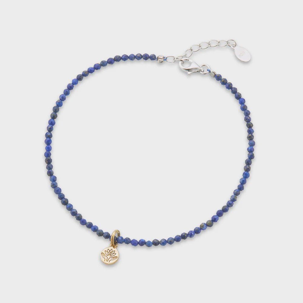 Buy Lapis Lazuli celestial gem bracelet by Palas - at White Doors & Co