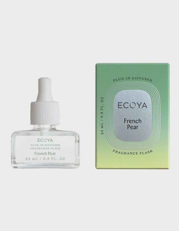 Buy Plug-In Diffuser Fragrance Flask - French Pear by Ecoya - at White Doors & Co