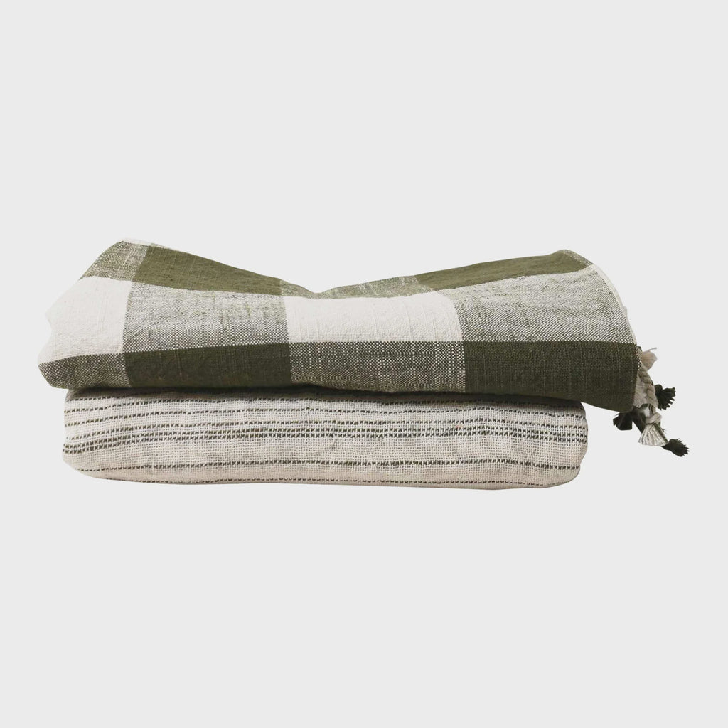 Buy Set of 2 Tea Towels / Tilda Olive by Robert Gordon - at White Doors & Co