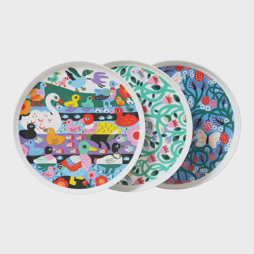 Buy Set of 3 Plates / RGA x Monika Forsberg by Robert Gordon - at White Doors & Co
