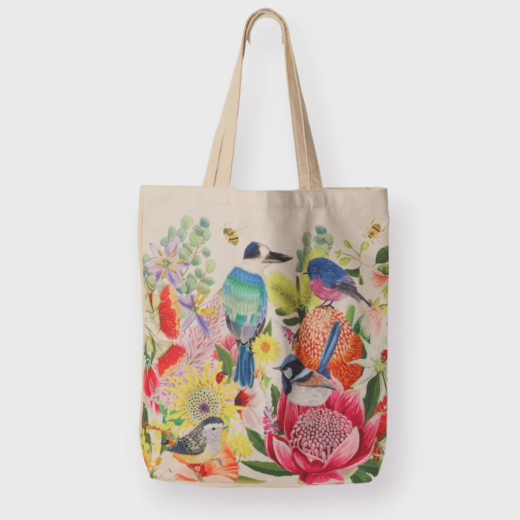 Buy Shopping Tote Enchanted Garden by La La Land - at White Doors & Co