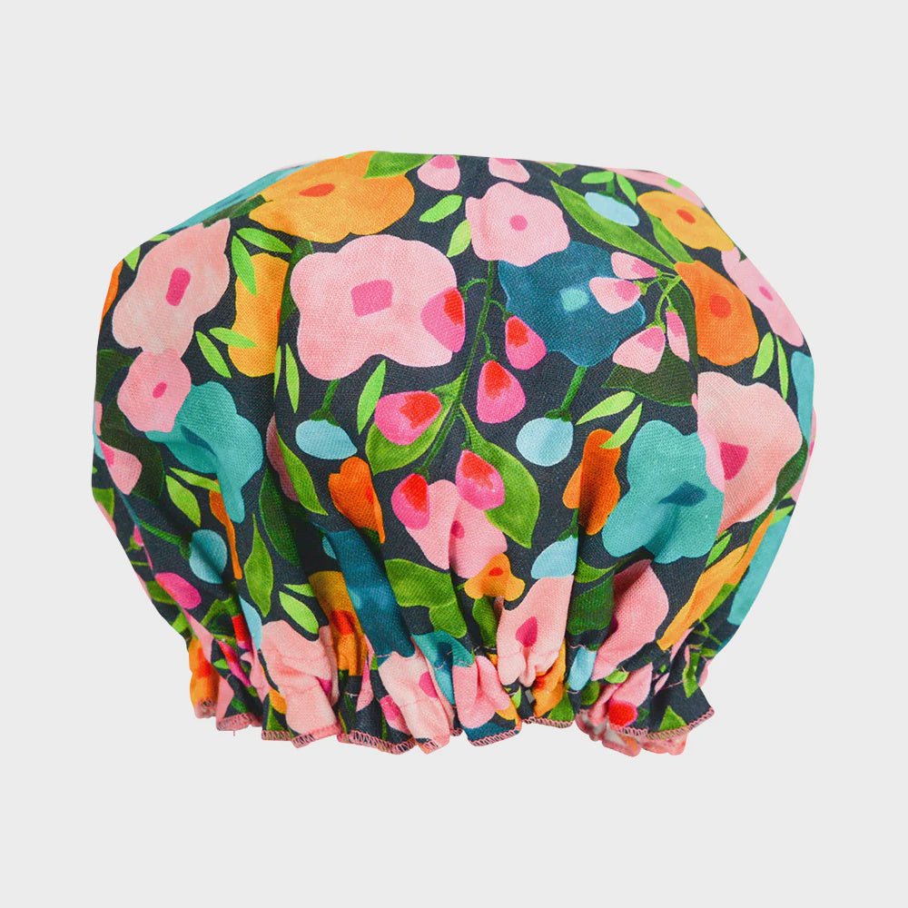 Buy Shower Cap - Linen - Spring Blooms by Annabel Trends - at White Doors & Co