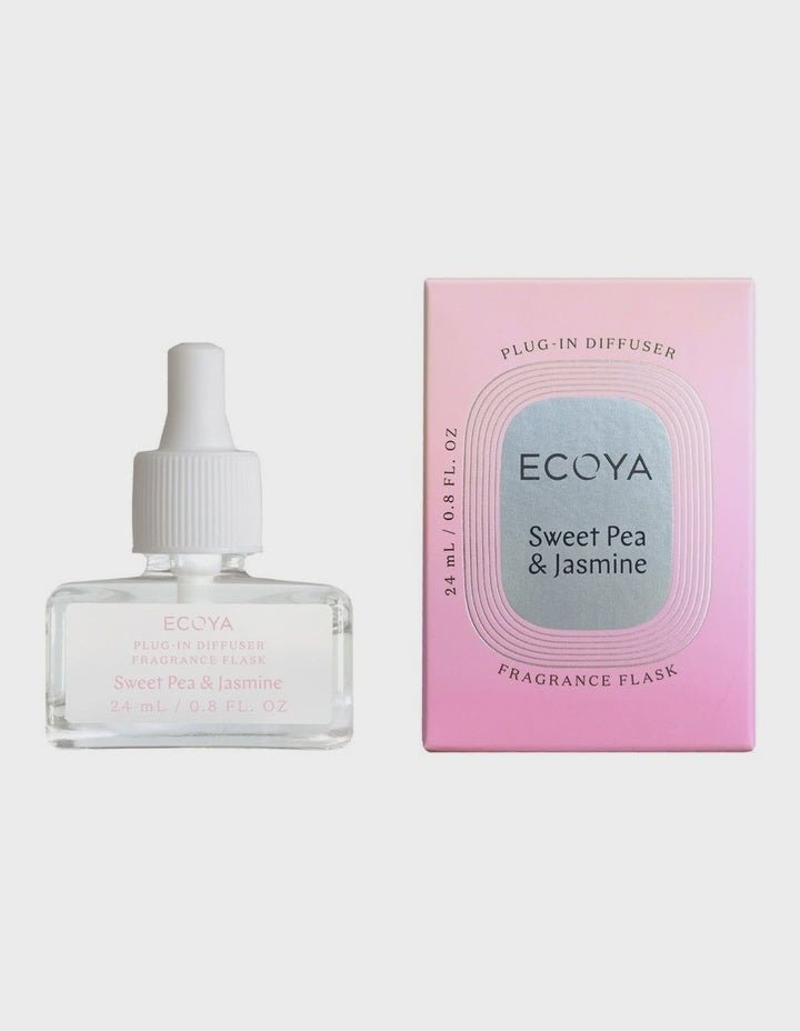 Buy Sweet Pea And Jasmine Plug-In Diffuser Fragrance Flask by Ecoya - at White Doors & Co