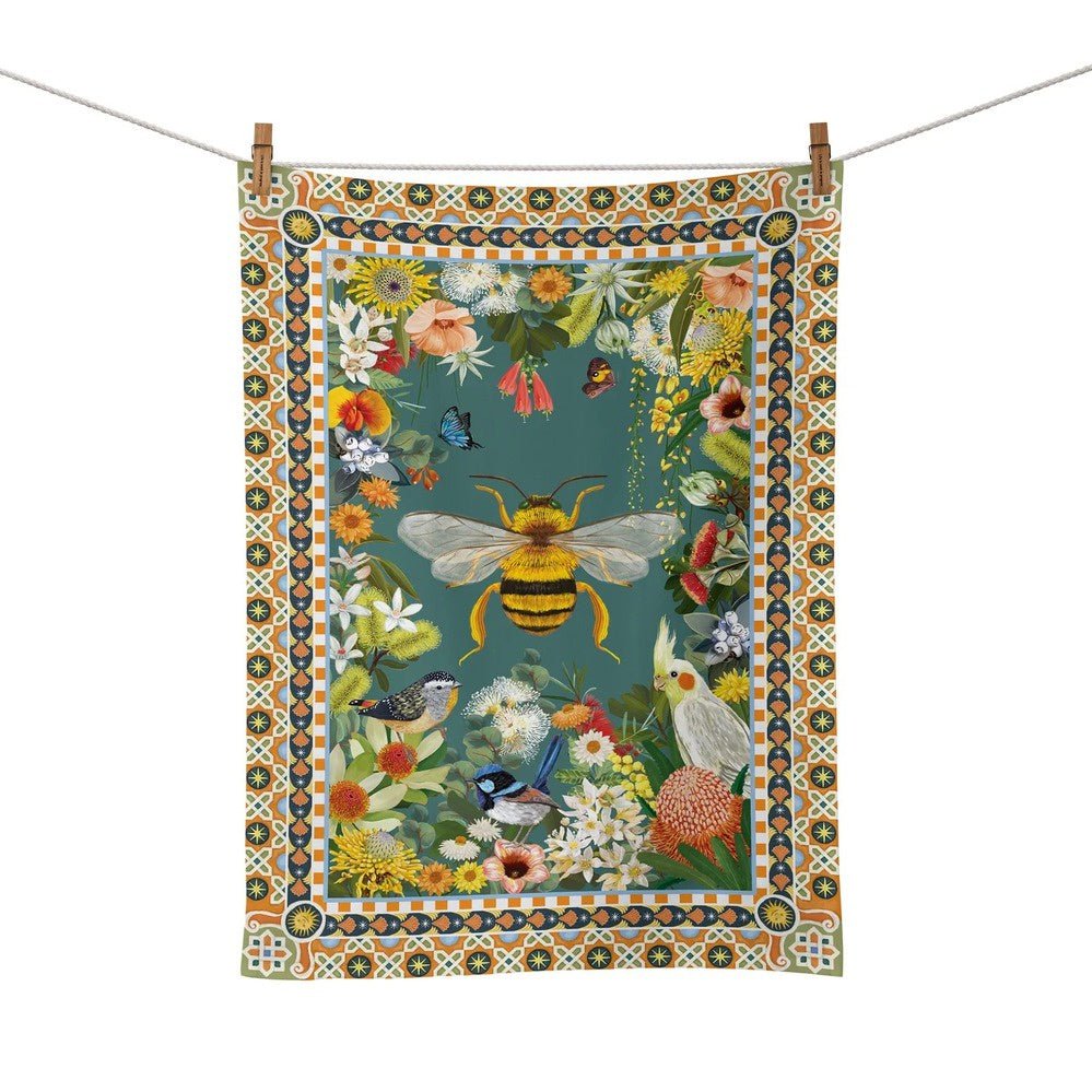 Buy Tea Towel Good Evening Vol.2 by La La Land - at White Doors & Co