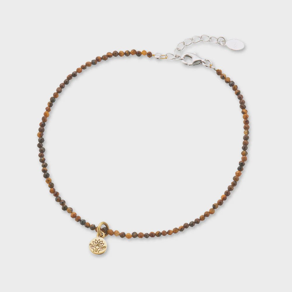 Buy Tiger’s Eye celestial gem bracelet by Palas - at White Doors & Co