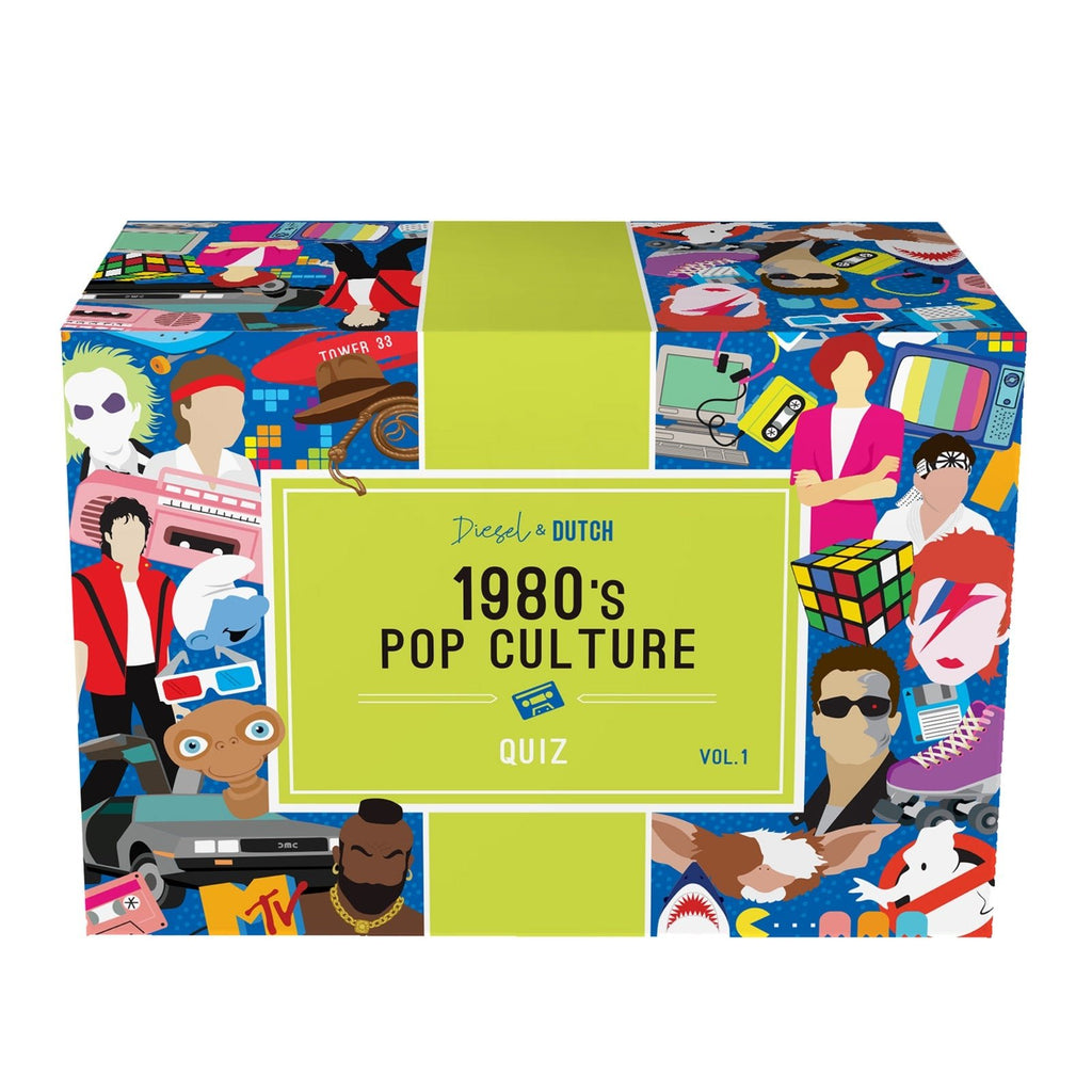 Buy 1980's Pop Culture Trivia Box by Diesel And Dutch - at White Doors & Co