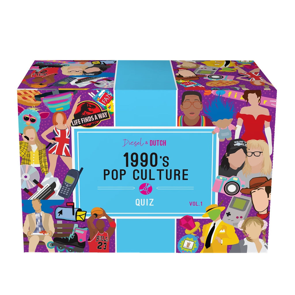 Buy 1990's Pop Culture Trivia Box by Diesel And Dutch - at White Doors & Co