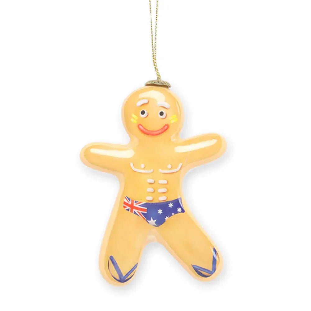 Buy 3D Bauble Aussie Ginger Bread by La La Land - at White Doors & Co