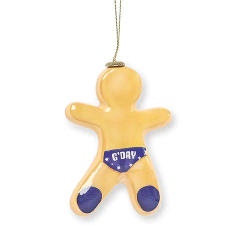 Buy 3D Bauble Aussie Ginger Bread by La La Land - at White Doors & Co