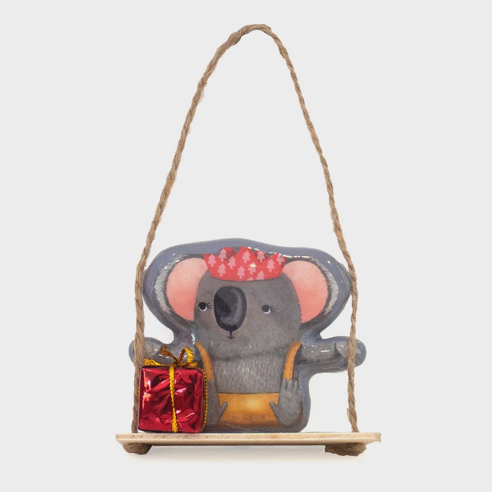 Buy 3D Bauble Festive Forest Koala by La La Land - at White Doors & Co