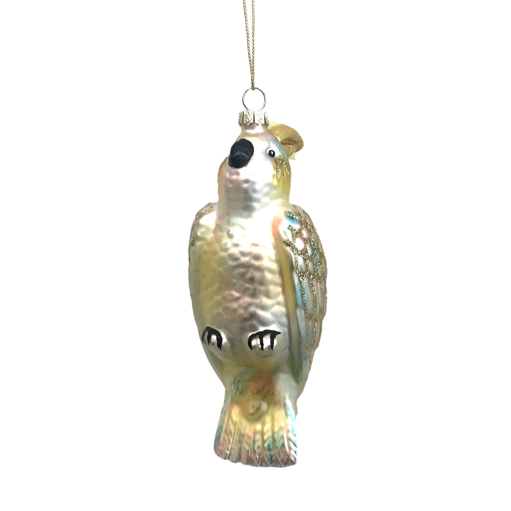 Buy 3D Glass Ornament Cockatoo by La La Land - at White Doors & Co