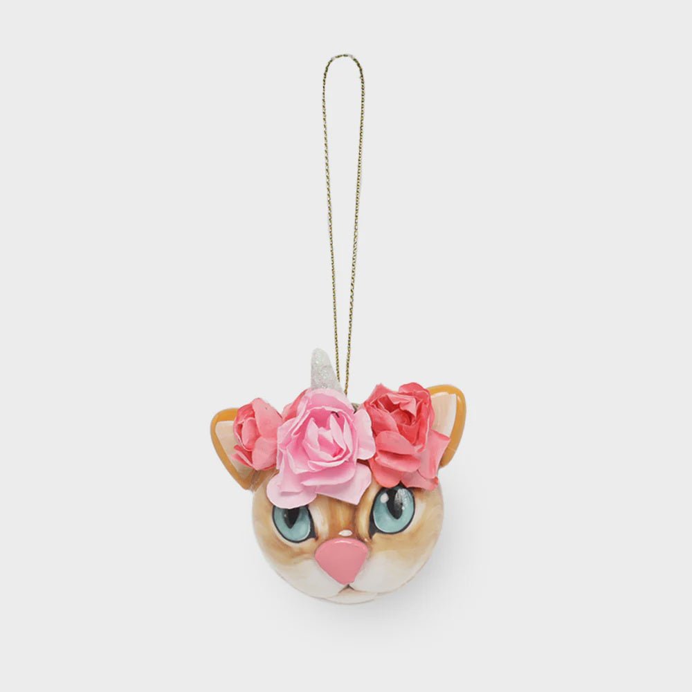 Buy 3D Mini Bauble Unicorn Cat by La La Land - at White Doors & Co