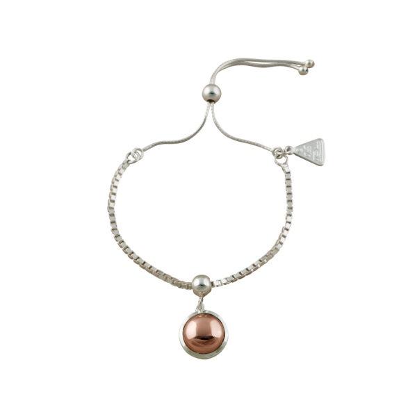 Buy Adjustable Bracelet With RG Pendant by Von Treskow - at White Doors & Co