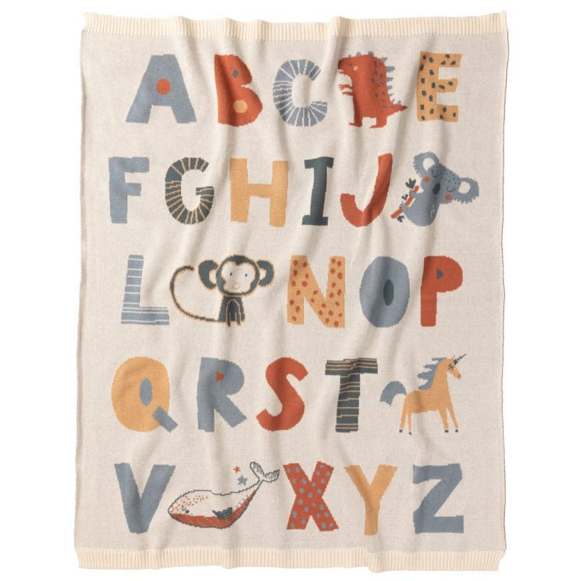 Buy Alphabet Baby Blanket by Indus Design - at White Doors & Co