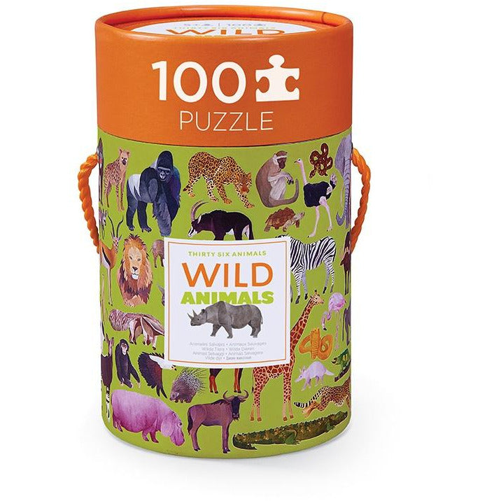 Buy Animal Puzzle - 100pc - Wild Animals by Tiger Tribe - at White Doors & Co