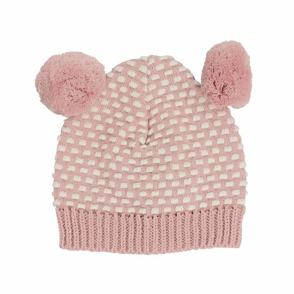Buy Arkie Pom Pom Hat - Pink by DLux - at White Doors & Co