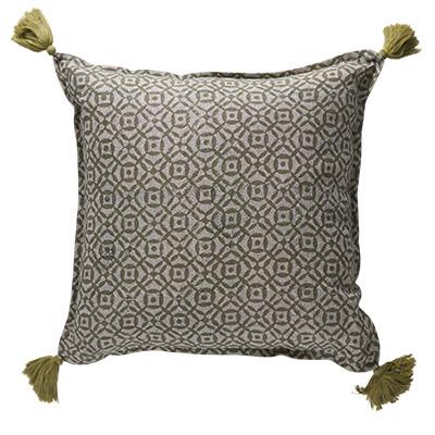 Buy Babbington Glaze Olive Cushion by Canvas & Sasson - at White Doors & Co