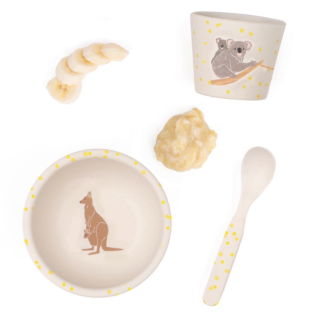 Buy Baby Feeding Set - Australiana by Love Mae - at White Doors & Co