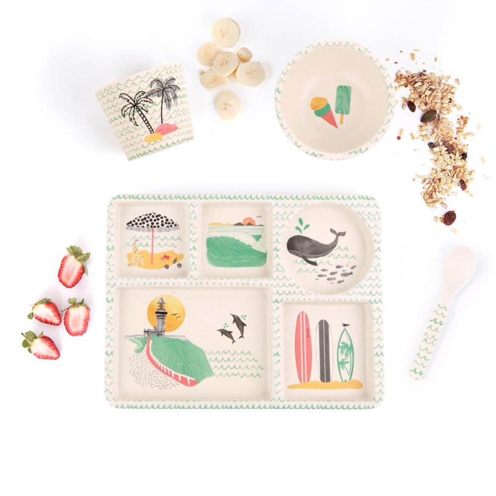 Buy Baby Feeding Set - Byron Bay by Love Mae - at White Doors & Co