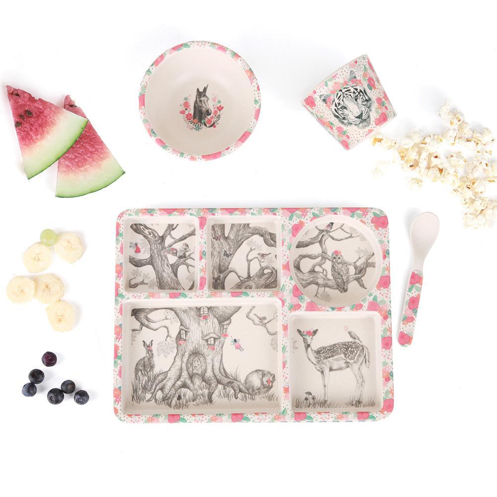 Buy Baby Feeding Set - Enchanted Forest by Love Mae - at White Doors & Co