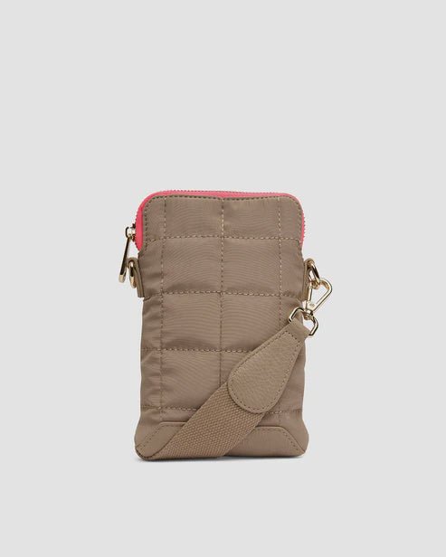 Buy Baker Phone Bag - Taupe by Elms & King - at White Doors & Co