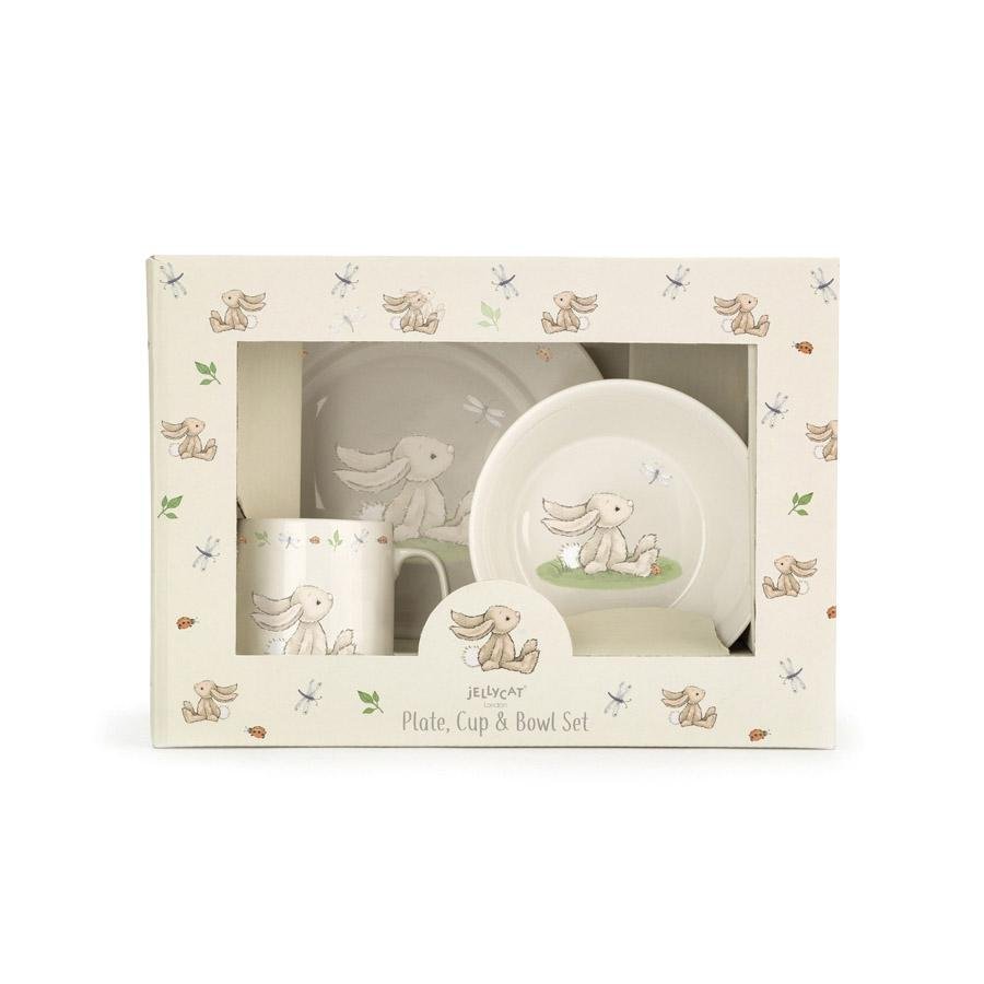 Buy Bashful Bunny China Dinner Set by Jellycat - at White Doors & Co