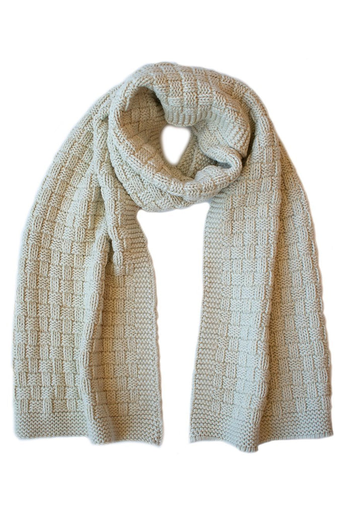 Buy Basket Weave Scarf Natural by Indus Design - at White Doors & Co