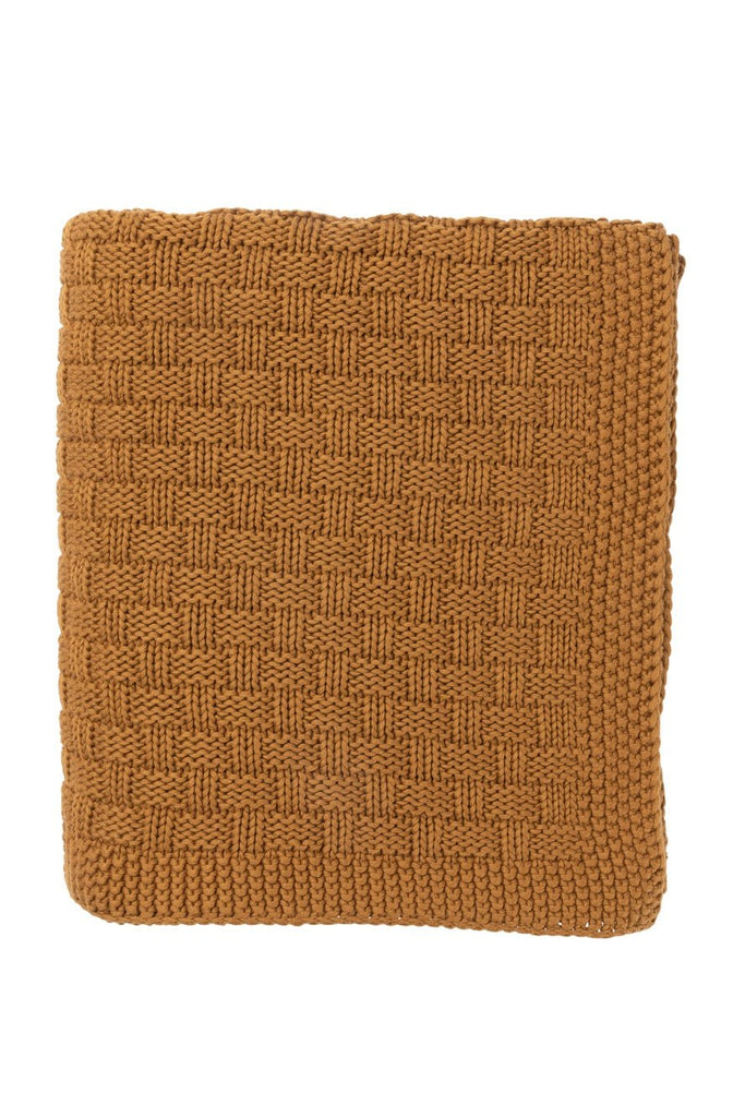 Buy Basket Weave Throw - by Indus Design - at White Doors & Co