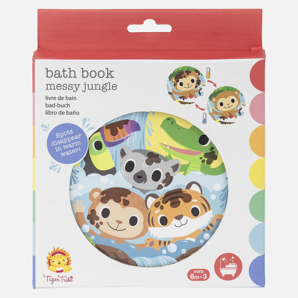 Buy Bath Book - Messy Jungle by Tiger Tribe - at White Doors & Co