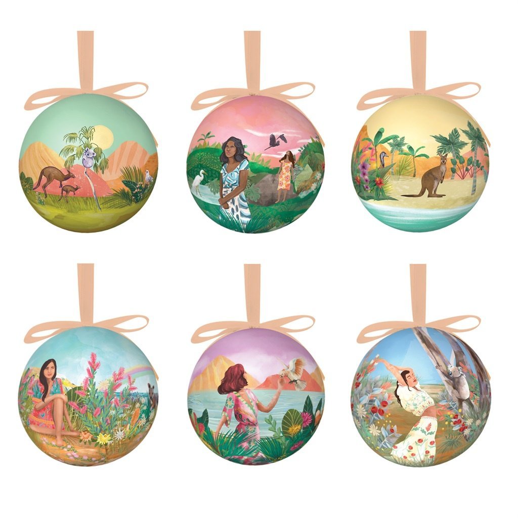 Buy Bauble Set Mother Nature Girls by La La Land - at White Doors & Co