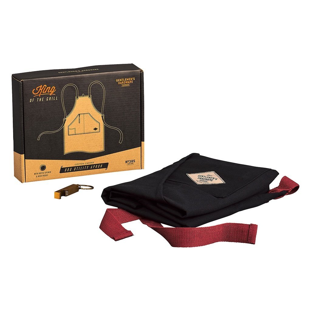 Buy BBQ Utility Apron & Bottle Opener by Wild & Wolf - at White Doors & Co