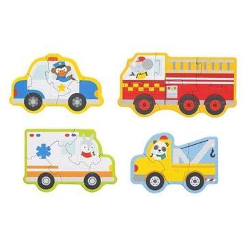 Buy Beginner Puzzle - Rescue Vehicles by Wild & Wolf - at White Doors & Co