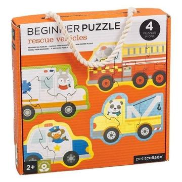 Buy Beginner Puzzle - Rescue Vehicles by Wild & Wolf - at White Doors & Co